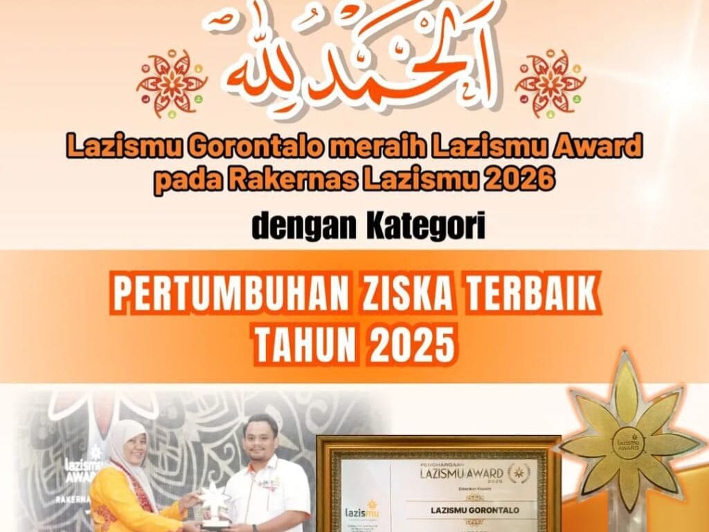 lazismu Gorontalo Memperoleh penghargaan