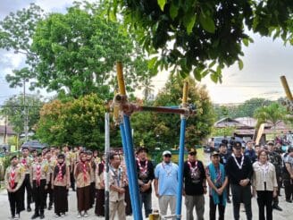 ‎Safwan Bano Sambut Hangat 240 Peserta Peran Saka Nasional 2025 dari Sulawesi Utara‎