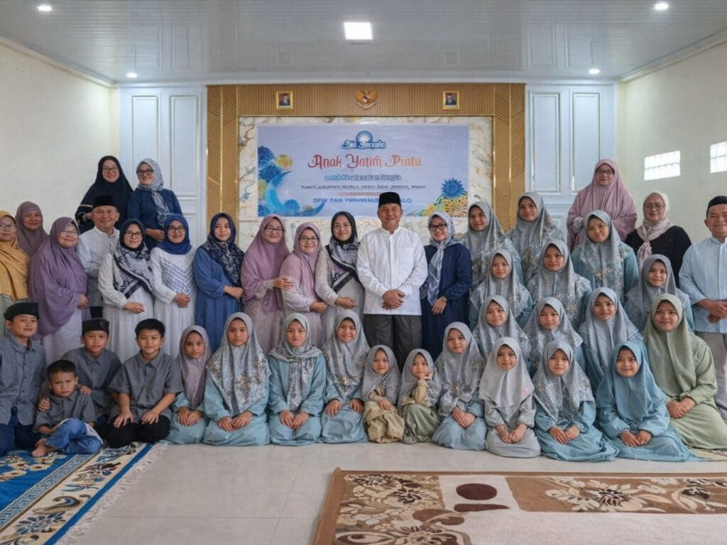 DPW PAN Gorontalo Saat berkunjung di Panti Asuhan Nurul Iman dan Ummul Iman