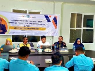 UBM Gorontalo Sambut Tim Rahmijati Jahja dan LPDP, Sosialisasi Beasiswa bagi Dosen, Mahasiswa, dan Alumni