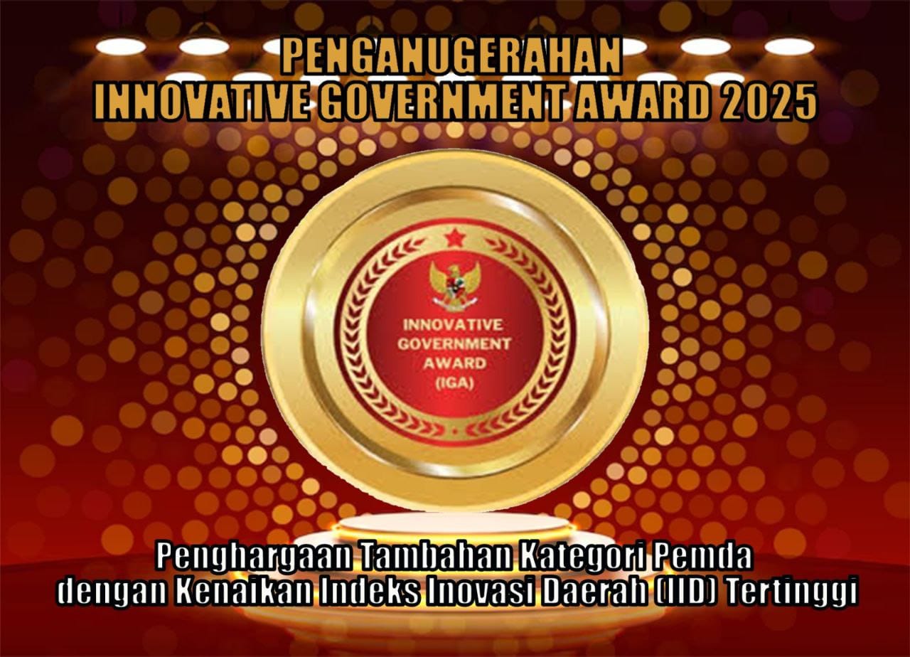 Bone Bolango Toreh Penghargaan Nasional, Sabet IGA 2025 sebagai Daerah dengan Lonjakan Inovasi Tertinggi