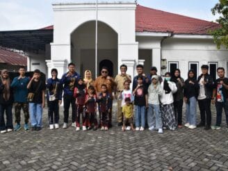 Sekda Sugondo Resmi Memberangkatkan 24 Atlet Taekwondo ke Kejuaraan Nasional
