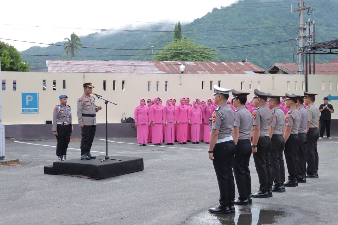 Kapolresta Gorontalo Kota, Kombes Pol. Suryono, Pimpin Korps Raport Kenaikan Pangkat Polri Periode 1 Januari 2026