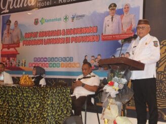 Bupati Sofyan Puhi Tekankan Sinergi Enam OPD, Dorong Penguatan Layanan Dasar Melalui Posyandu 2025‎