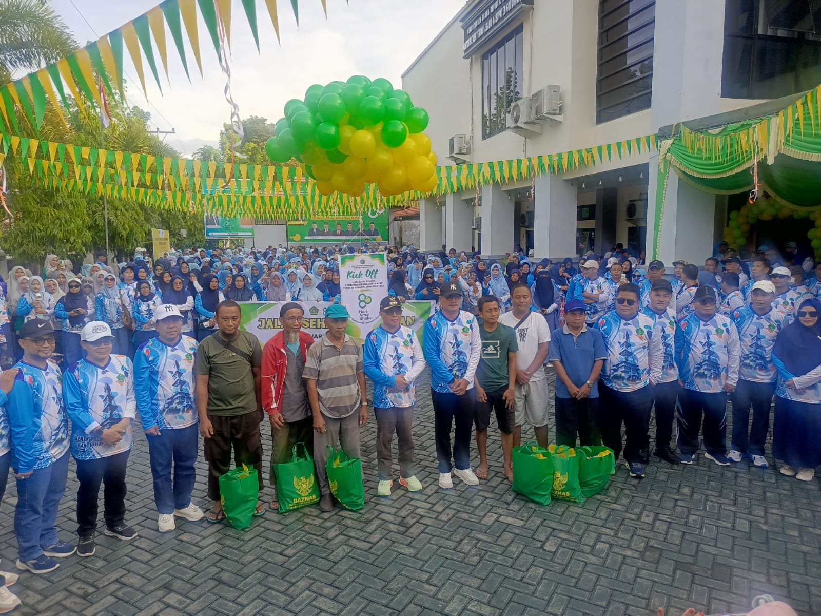 Bupati Gorontalo Sofyan Puhi membuka Pencanangan Hari Amal Bhakti (HAB) ke-80 Kementerian Agama Republik Indonesia Tahun 2025