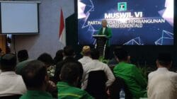 Ketua Umum DPP PPP Muhamad Mardiono, saat membuka Muswil VI PPP Provinsi Gorontalo