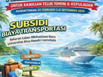 UBM Gorontalo Subsidi Transportasi Kapal Laut bagi Calon Mahasiswa Baru 2026