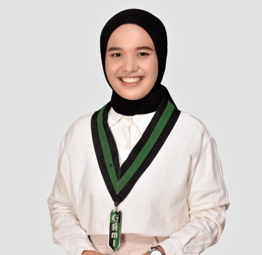 Sry Rahayu Kaino, Kepala Bidang Internal Kohati Badko Sulawesi Utara–Gorontalo.