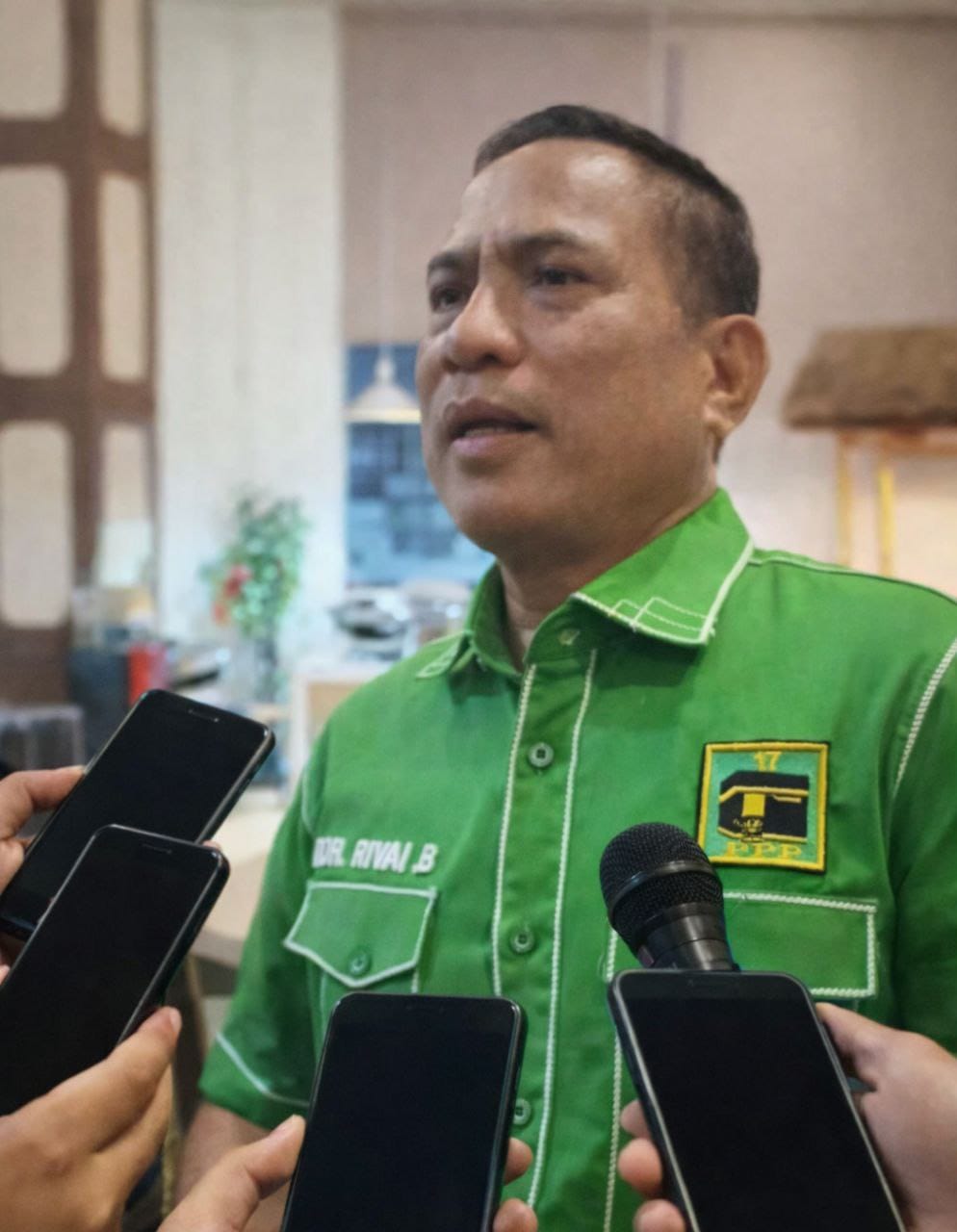 Ketua DPC PPP Kota Gorontalo, Moh. Rivai Bukusu.