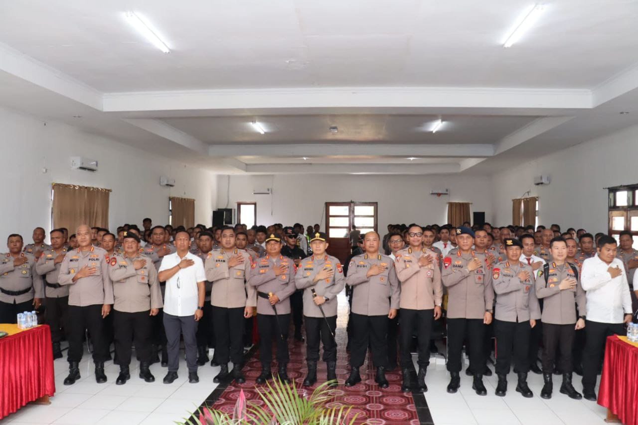 Kapolda Gorontalo Irjen Pol. Widodo, S.H., M.H. melaksanakan kunjungan kerja ke Polres Pohuwato, Selasa (14/1/2026