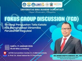 ‎UBM Gorontalo Bedah Tata Kelola PTS di Tengah Dinamika Perubahan Regulasi
