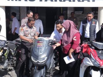 Ungkap Aksi Pencurian Lintas Daerah, Polres Gorontalo Kota Proses Dua Terduga Pelaku dan Kembalikan 5 Motor Curian