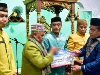 Silaturahmi Ramadhan 1447 H Dimulai, Pemkab Gorontalo Serahkan Insentif Pemangku Adat di Asparaga
