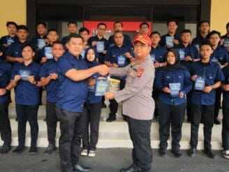 Dikbangspes Reskrim Gel I T.A 2026 Hibahkan KUHP–KUHAP Baru ke Perpustakaan SPN Gorontalo