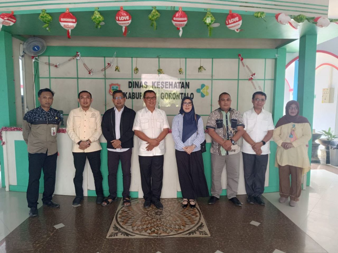 Pimpinan dan Anggota Komisi IV DPRD Provinsi Gorontalo melaksanakan kunjungan kerja ke Dinas Kesehatan Kabupaten Gorontalo, Jumat (20/2/2026