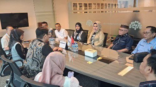 Bupati Gorontalo Sofyan Puhi, melakukan pertemuan dengan perwakilan Pemerintah Provinsi Chungcheongnam-do di Jakarta, Selasa (24/2/2026).