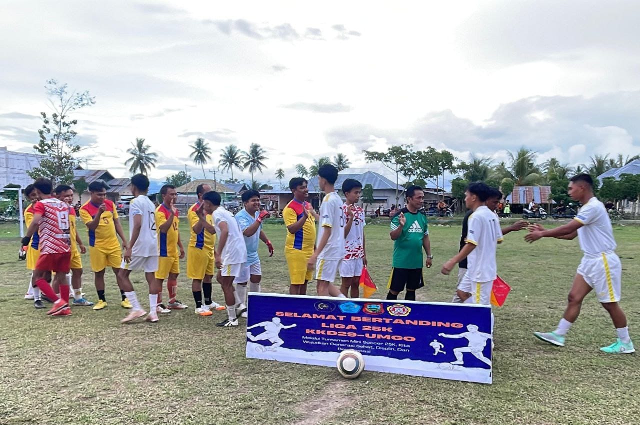 KKD UMGO Desa Pangadaa Gelar Turnamen Mini Soccer Liga 25K