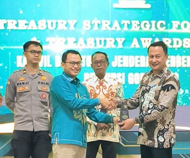 Sekretariat Bawaslu Gorontalo Sabet Peringkat I UAPPA-W Kecil Terbaik di Treasury Awards 2025