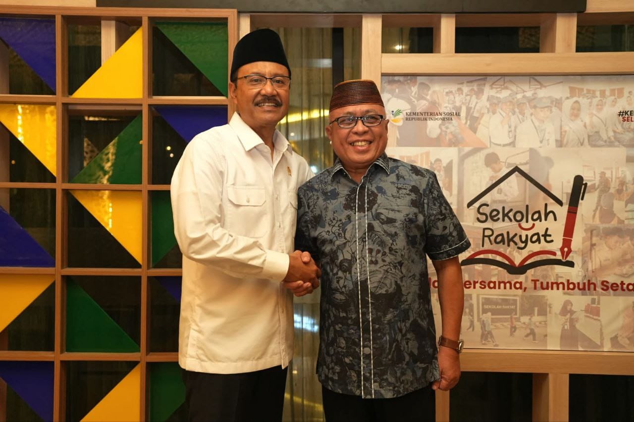 Bupati Sopyan Puji Bersama Menteri Sosial Republik Indonesia