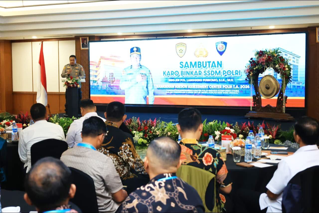 Kegiatan Polri, Konsolidasi Asesor Assessment Center Polri Tahun 2026 di Hotel Grand Sahid Jaya, Kamis (12/2/2026