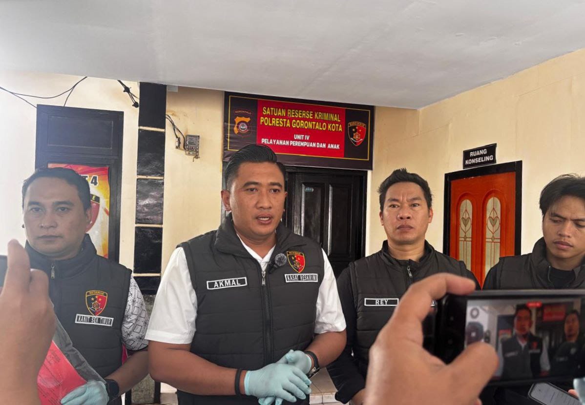 Kasatreskrim Polresta Gorontalo Kota, AKP Akmal Novian Reza, S.I.K., dalam press release Rabu (18/2/2026)