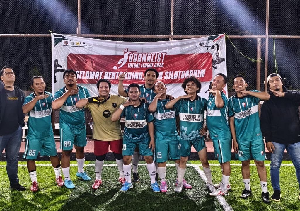Tim Futsal Kota Gorontalo Pada Turnamen Journalist Futsal League