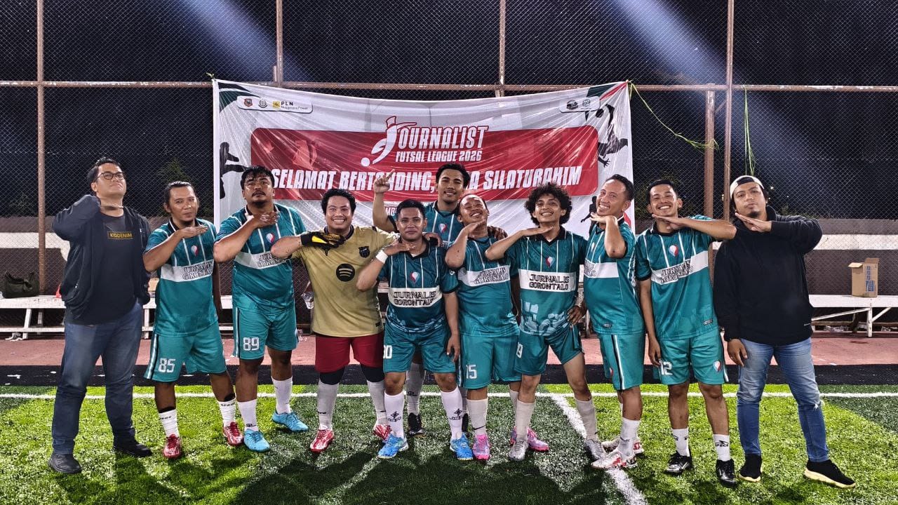 Tim Futsal Kota Gorontalo Pada Turnamen Journalist Futsal League