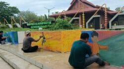 HPN ke-80, All Jurnalis Gorontalo Percantik Taman Budaya Limboto Lewat Lomba Mural PERSTAPORA 2026