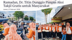 Ramadan 1447 H, FPPBM Gorontalo Tebar Kepedulian Lewat Gerakan Takjil Gratis di Sejumlah Ruas Jalan